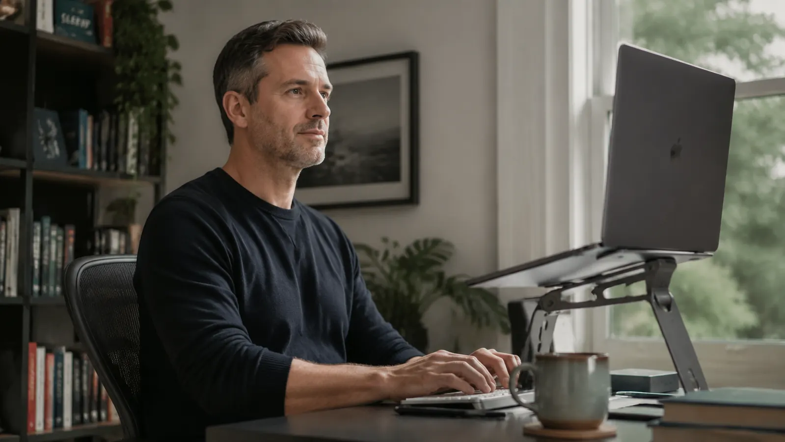 How to Fix Neck Pain From Working at Home Using a Laptop Stand