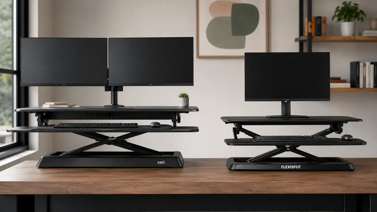VIVO Desk Converter vs FlexiSpot E7: Which Is Right for Your Home Office?